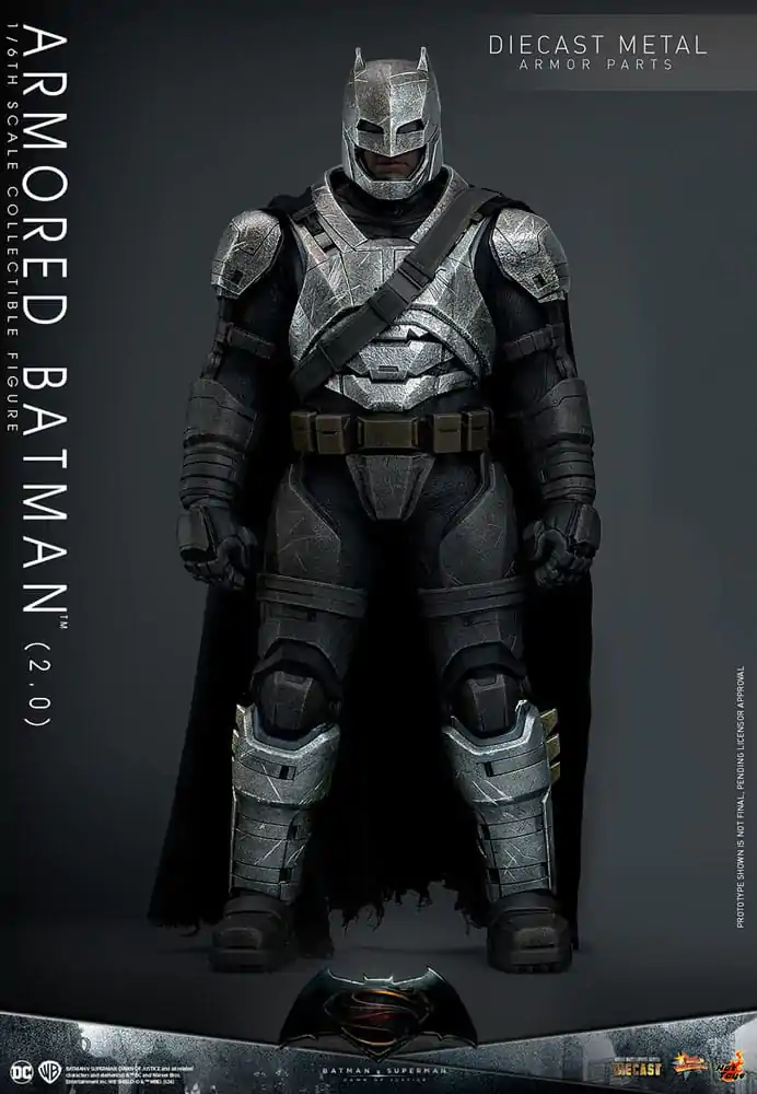 Batman v Superman: Dawn of Justice Movie Masterpiece Figurka Akcji 1/6 Armored Batman 2.0 33 cm zdjęcie produktu