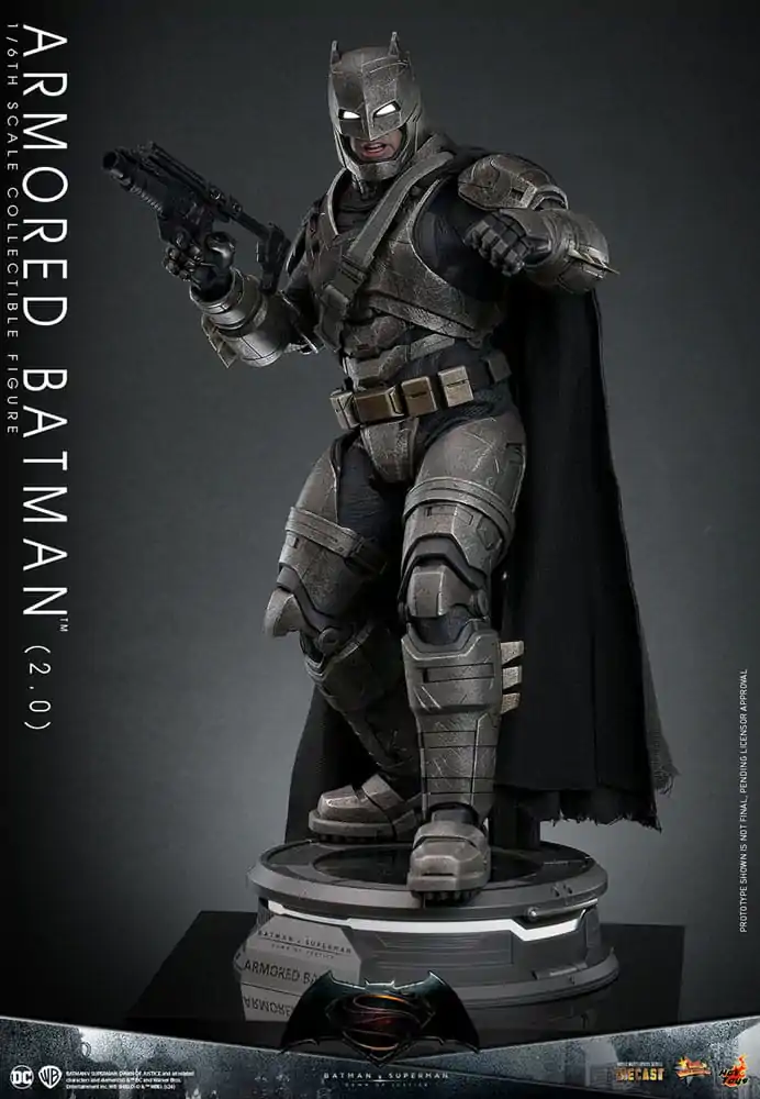 Batman v Superman: Dawn of Justice Movie Masterpiece Figurka Akcji 1/6 Armored Batman 2.0 33 cm zdjęcie produktu