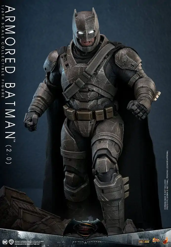 Batman v Superman: Dawn of Justice Movie Masterpiece Figurka Akcji 1/6 Armored Batman 2.0 33 cm zdjęcie produktu