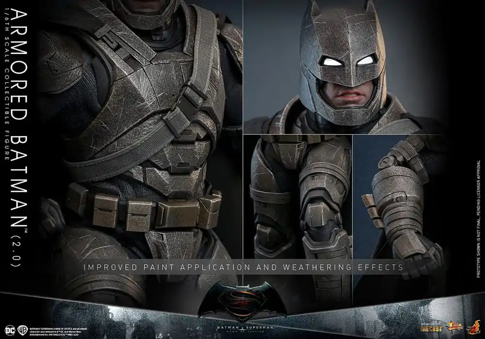 Batman v Superman: Dawn of Justice Movie Masterpiece Figurka Akcji 1/6 Armored Batman 2.0 33 cm zdjęcie produktu