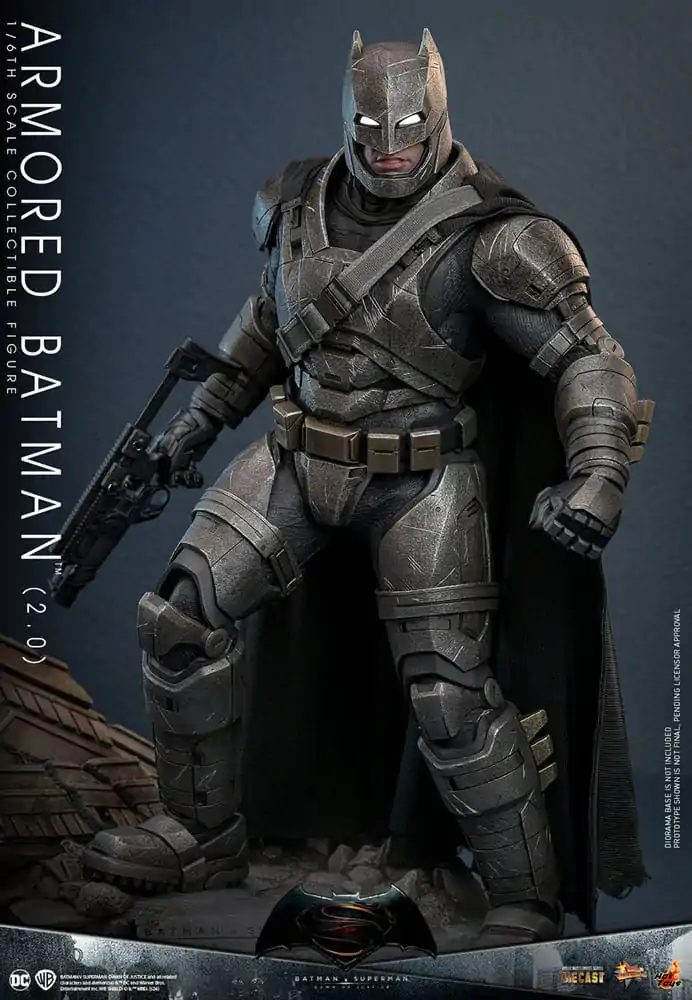 Batman v Superman: Dawn of Justice Movie Masterpiece Figurka Akcji 1/6 Armored Batman 2.0 33 cm zdjęcie produktu