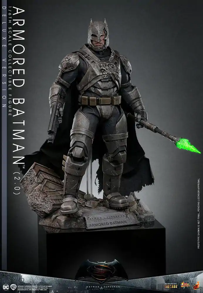 Batman v Superman: Dawn of Justice Movie Masterpiece Figurka Akcji 1/6 Armored Batman 2.0 (Deluxe Version) 33 cm zdjęcie produktu