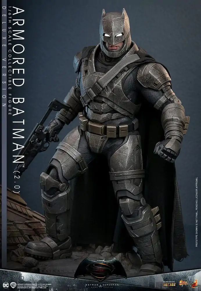 Batman v Superman: Dawn of Justice Movie Masterpiece Figurka Akcji 1/6 Armored Batman 2.0 (Deluxe Version) 33 cm zdjęcie produktu