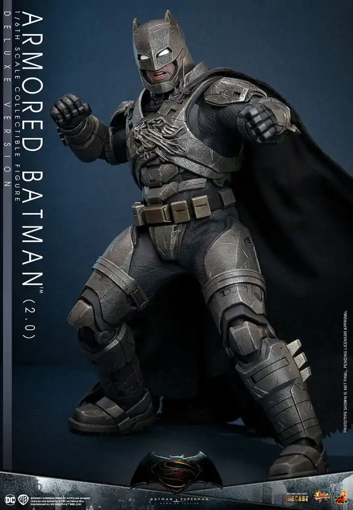 Batman v Superman: Dawn of Justice Movie Masterpiece Figurka Akcji 1/6 Armored Batman 2.0 (Deluxe Version) 33 cm zdjęcie produktu