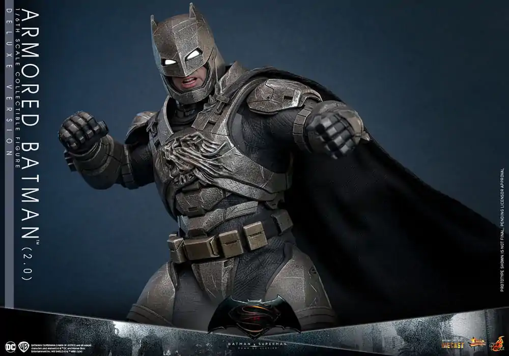 Batman v Superman: Dawn of Justice Movie Masterpiece Figurka Akcji 1/6 Armored Batman 2.0 (Deluxe Version) 33 cm zdjęcie produktu