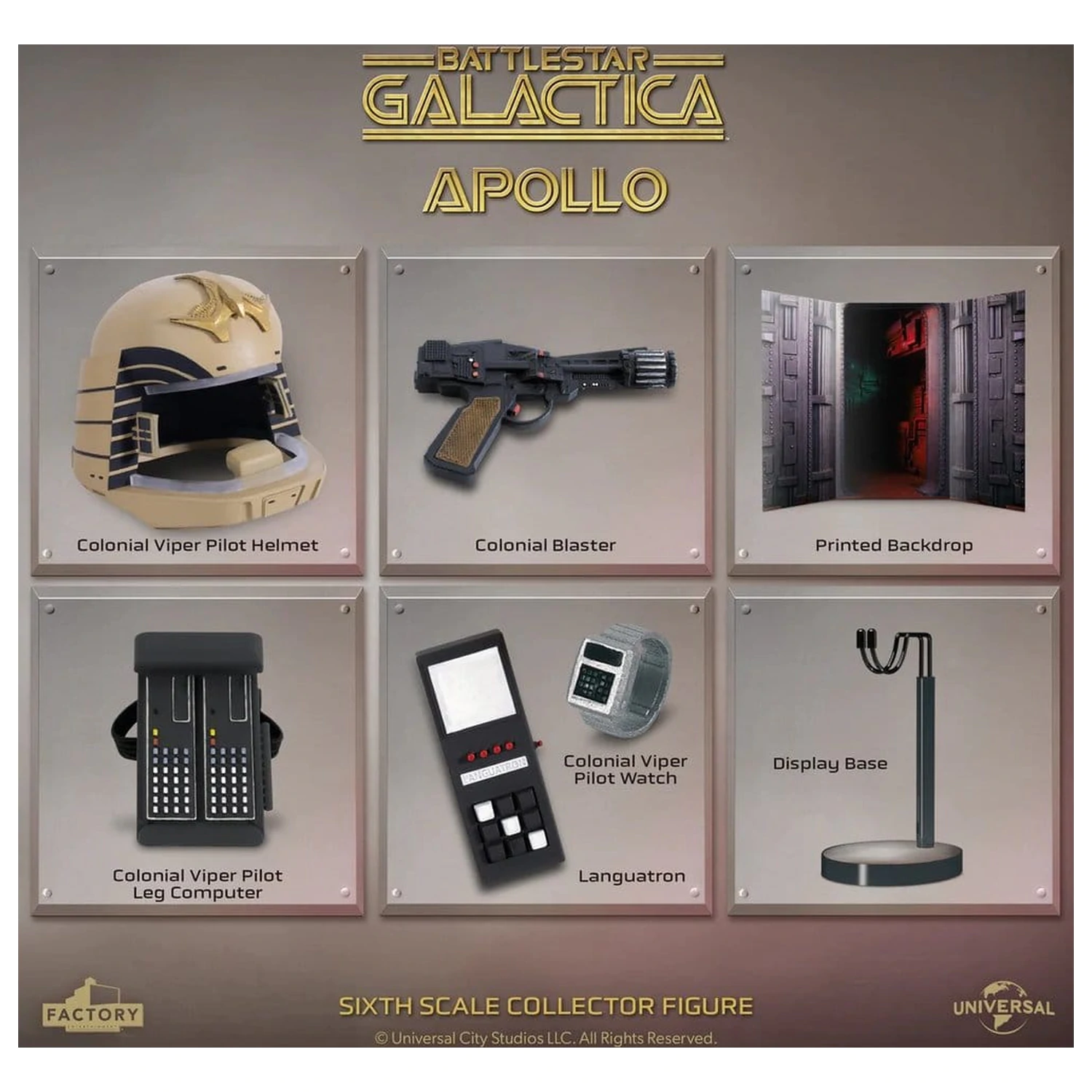 Battlestar Galactica Figurka akcji 1/6 Captain Apollo 15 cm zdjęcie produktu
