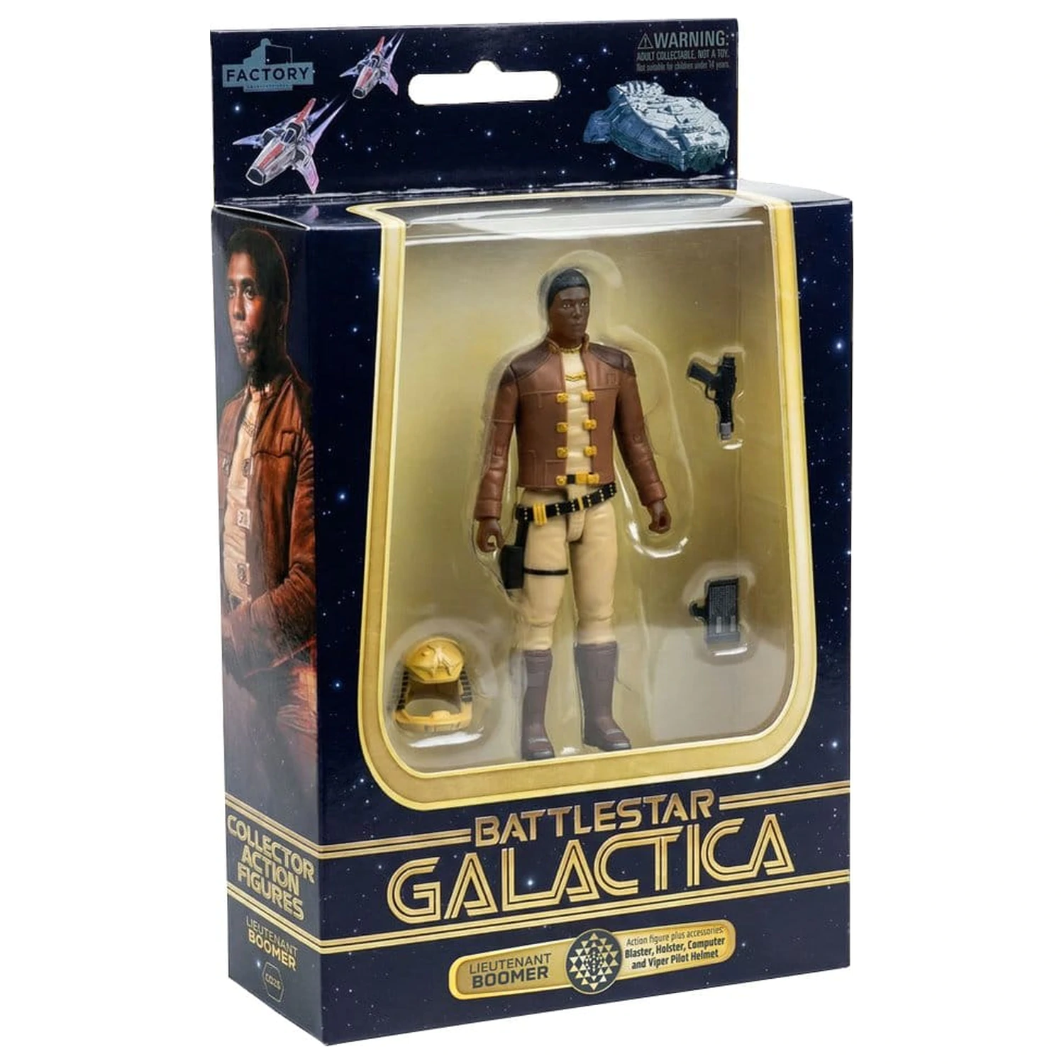 Battlestar Galactica Figurka z pojazdem Colonial Viper Mk & Lieutenant Boomer zdjęcie produktu