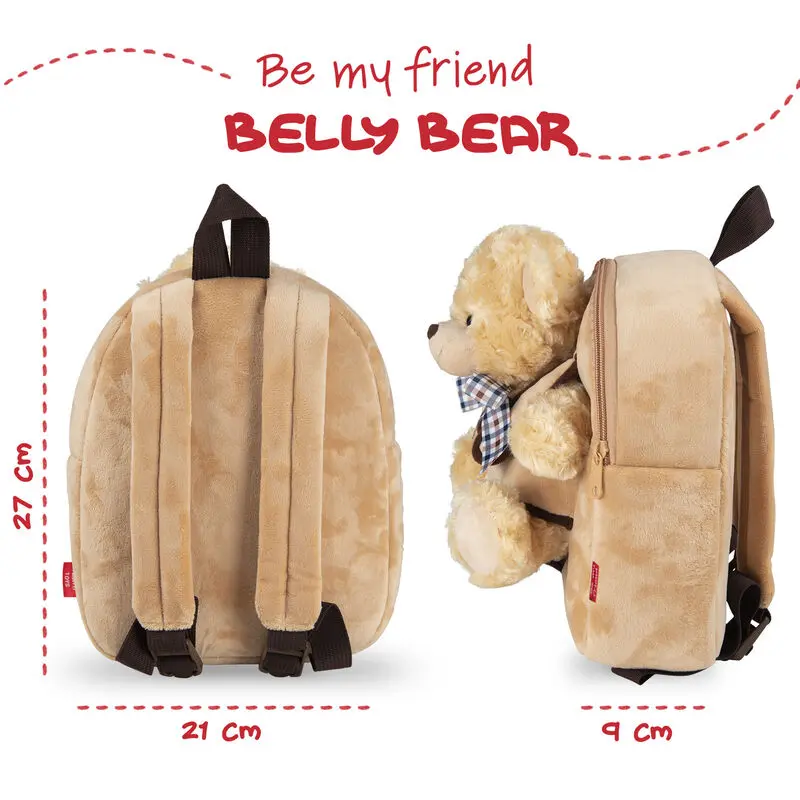 Plecak Bear Belly z pluszową zabawką 26 cm zdjęcie produktu