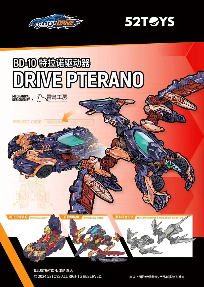 Figurka Beastbox BD-10 Drive Pterano 11 cm zdjęcie produktu