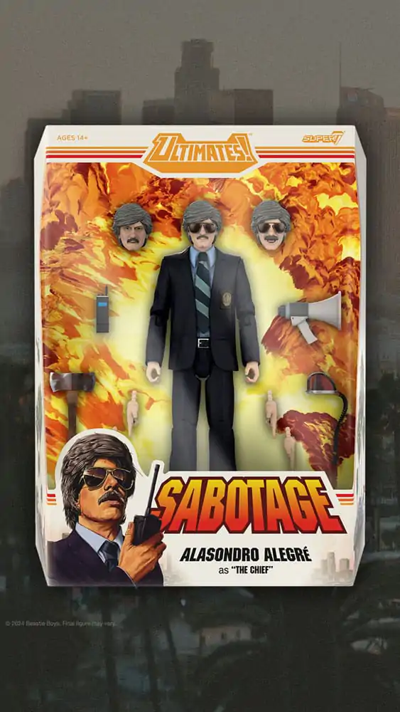 Beastie Boys Ultimates Figurka Akcji Fala 1 Alasondro Alegre jako "The Chief" 18 cm zdjęcie produktu