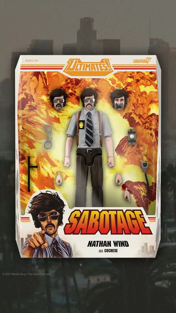 Beastie Boys Ultimates Figurka Akcji Fala 1 Nathan Wind jako "Cochese" 18 cm zdjęcie produktu