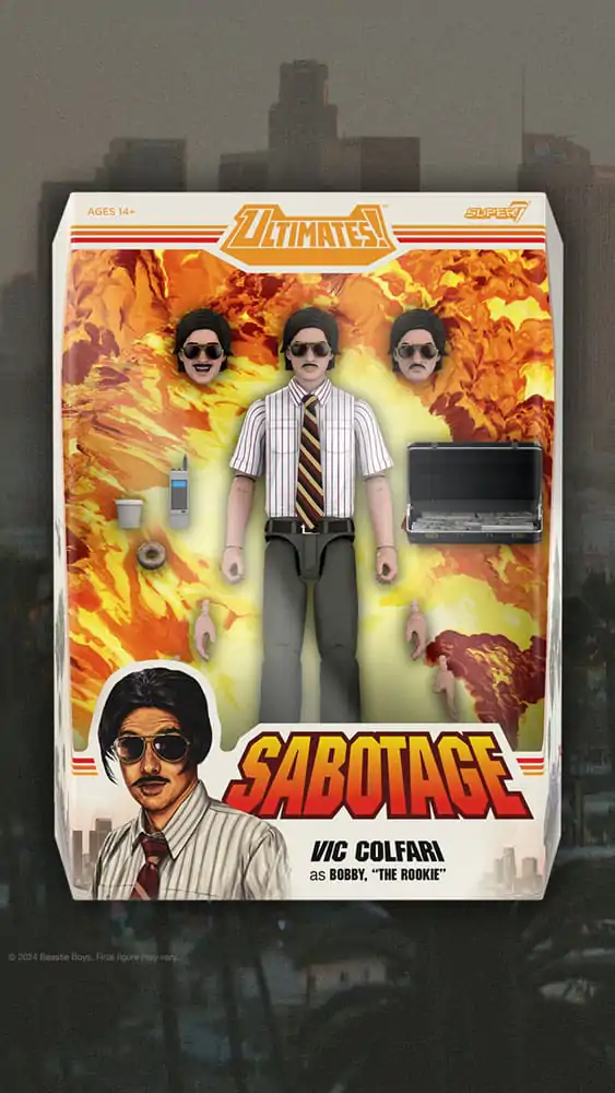 Beastie Boys Ultimates Figurka Akcji Fala 1 Vic Colfari jako Bobby "The Rookie" 18 cm zdjęcie produktu