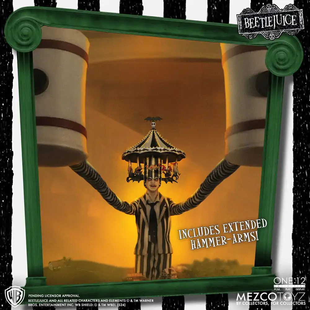 Figurka Akcji Beetlejuice 1/12 Beetlejuice Deluxe Edition 18 cm zdjęcie produktu