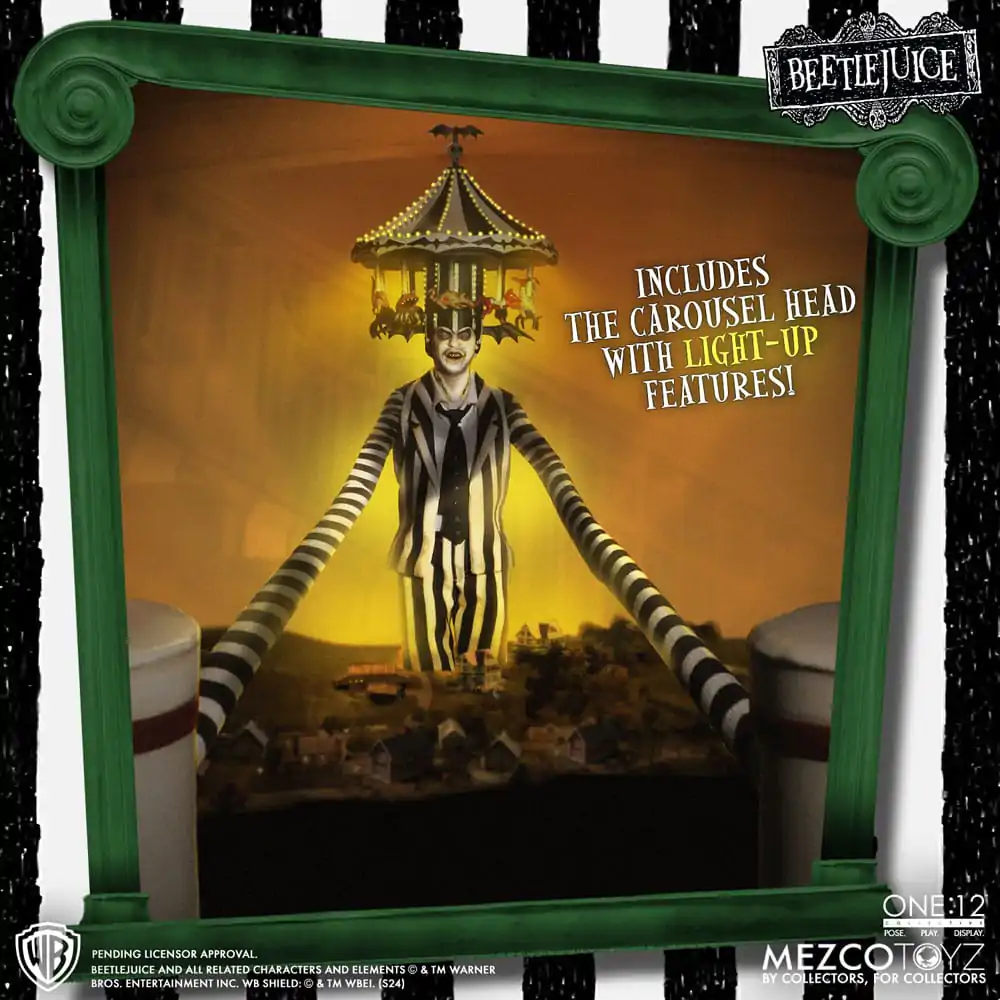 Figurka Akcji Beetlejuice 1/12 Beetlejuice Deluxe Edition 18 cm zdjęcie produktu