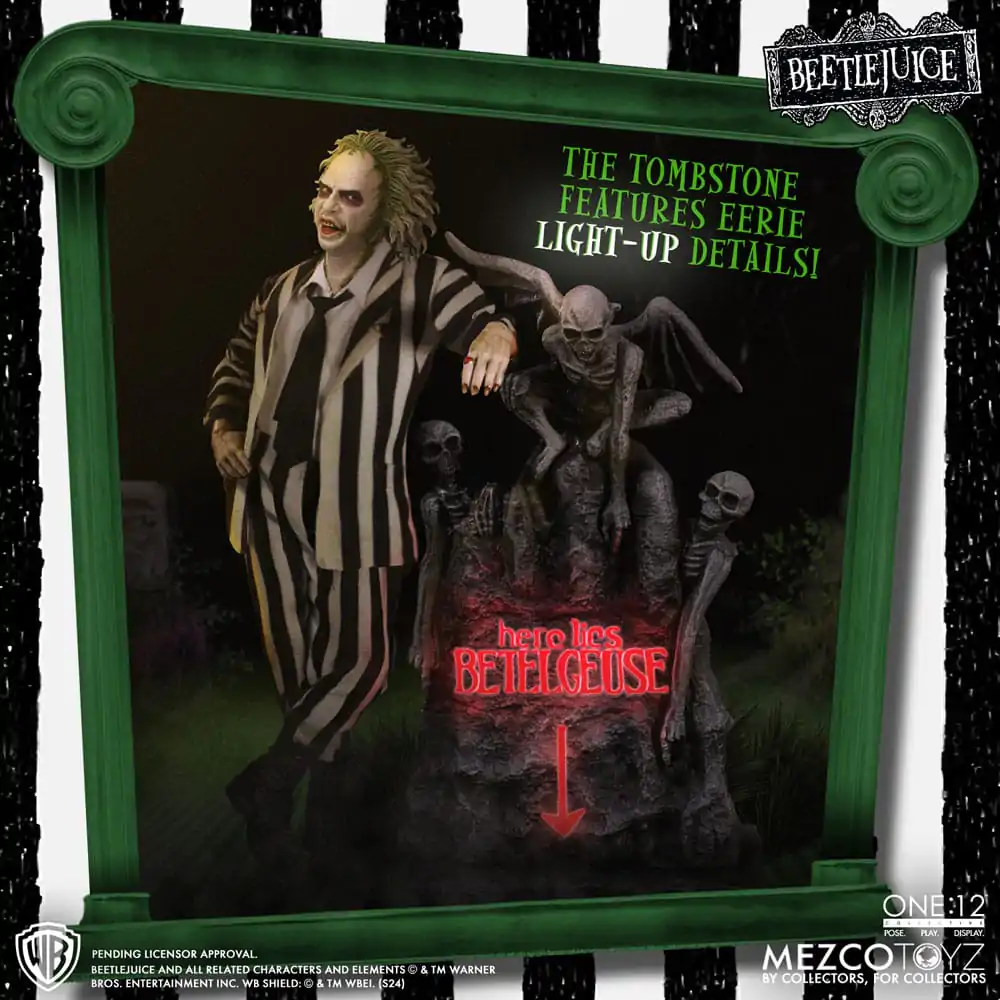 Figurka Akcji Beetlejuice 1/12 Beetlejuice Deluxe Edition 18 cm zdjęcie produktu