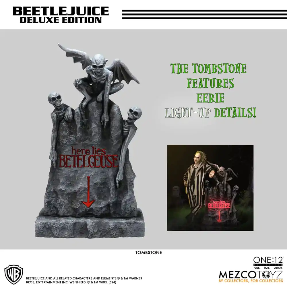 Figurka Akcji Beetlejuice 1/12 Beetlejuice Deluxe Edition 18 cm zdjęcie produktu