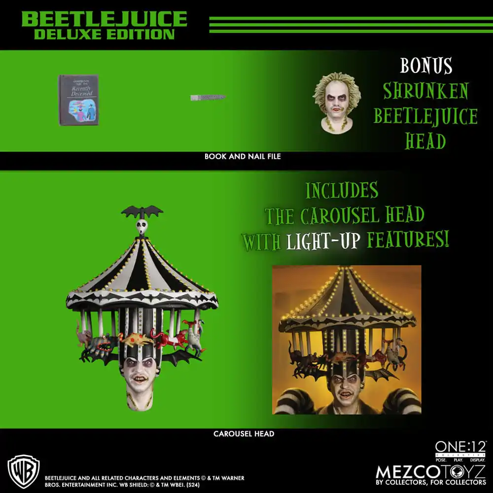 Figurka Akcji Beetlejuice 1/12 Beetlejuice Deluxe Edition 18 cm zdjęcie produktu