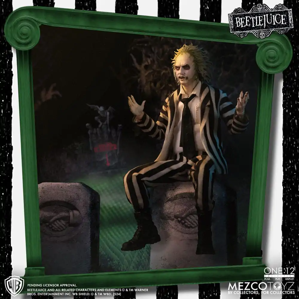 Figurka Akcji Beetlejuice 1/12 Beetlejuice Deluxe Edition 18 cm zdjęcie produktu