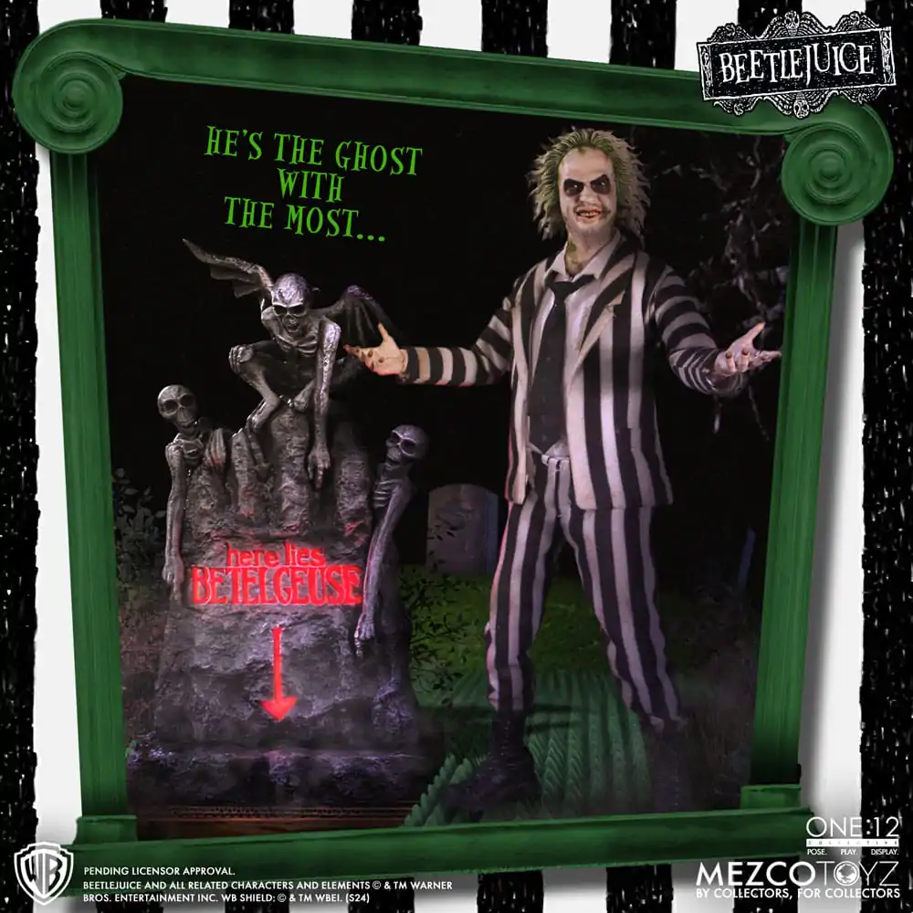 Figurka Akcji Beetlejuice 1/12 Beetlejuice Deluxe Edition 18 cm zdjęcie produktu