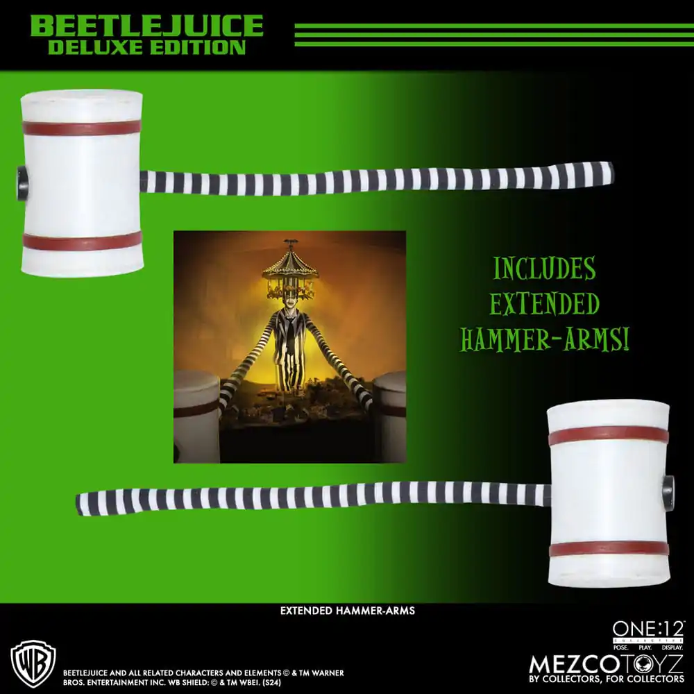 Figurka Akcji Beetlejuice 1/12 Beetlejuice Deluxe Edition 18 cm zdjęcie produktu