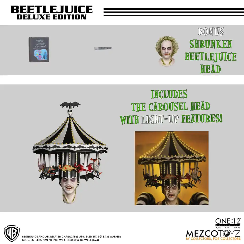 Figurka Akcji Beetlejuice 1/12 Beetlejuice Deluxe Edition 18 cm zdjęcie produktu