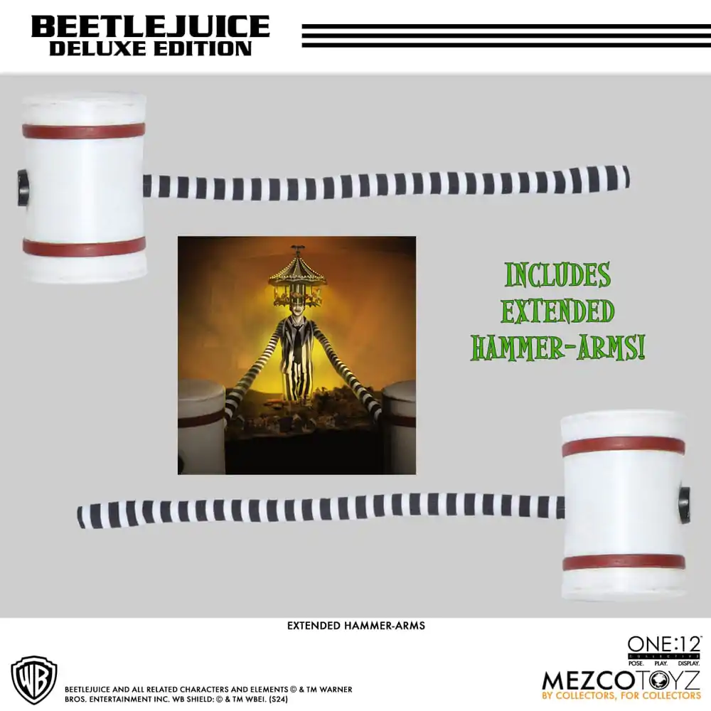 Figurka Akcji Beetlejuice 1/12 Beetlejuice Deluxe Edition 18 cm zdjęcie produktu