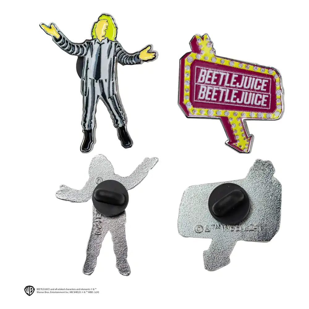 Beetlejuice Pins 2-Pack Beetlejuice - 2-Pak przypinek Beetlejuice zdjęcie produktu