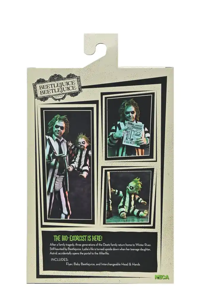 Beetlejuice Beetlejuice Figurka Akcji 7 cali Ultimate Striped Suit Beetlejuice 18 cm zdjęcie produktu