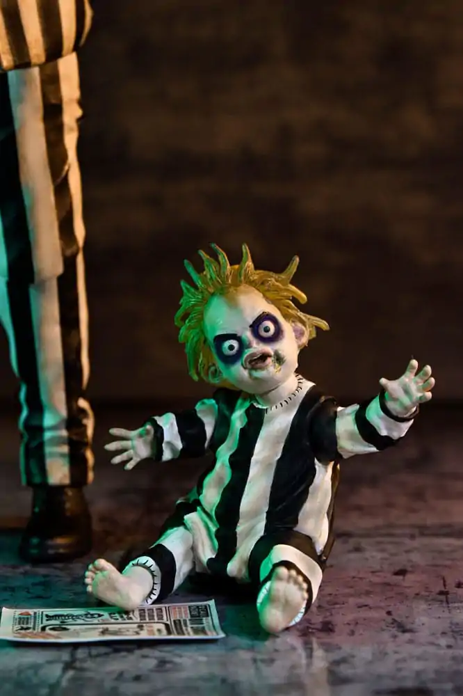 Beetlejuice Beetlejuice Figurka Akcji 7 cali Ultimate Striped Suit Beetlejuice 18 cm zdjęcie produktu