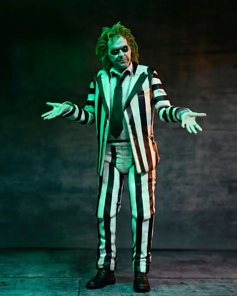 Beetlejuice Beetlejuice Figurka Akcji 7 cali Ultimate Striped Suit Beetlejuice 18 cm zdjęcie produktu