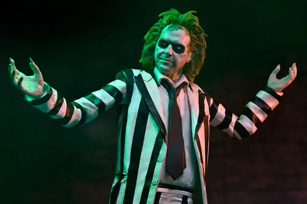 Beetlejuice Beetlejuice Figurka Akcji 7 cali Ultimate Striped Suit Beetlejuice 18 cm zdjęcie produktu