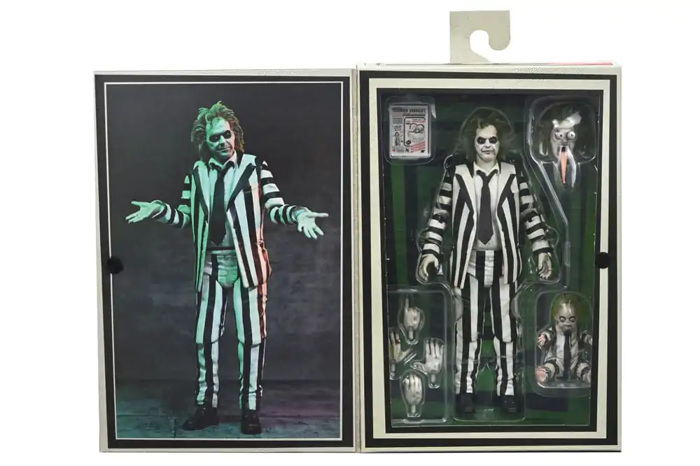 Beetlejuice Beetlejuice Figurka Akcji 7 cali Ultimate Striped Suit Beetlejuice 18 cm zdjęcie produktu