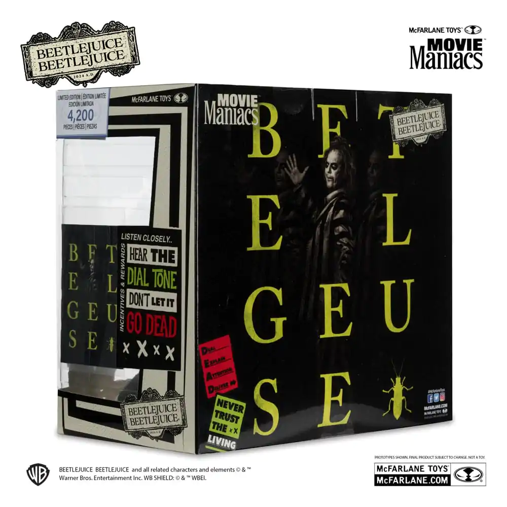 Beetlejuice Beetlejuice Movie Maniacs Zestaw 4 szt. statuetek PVC 15 cm zdjęcie produktu
