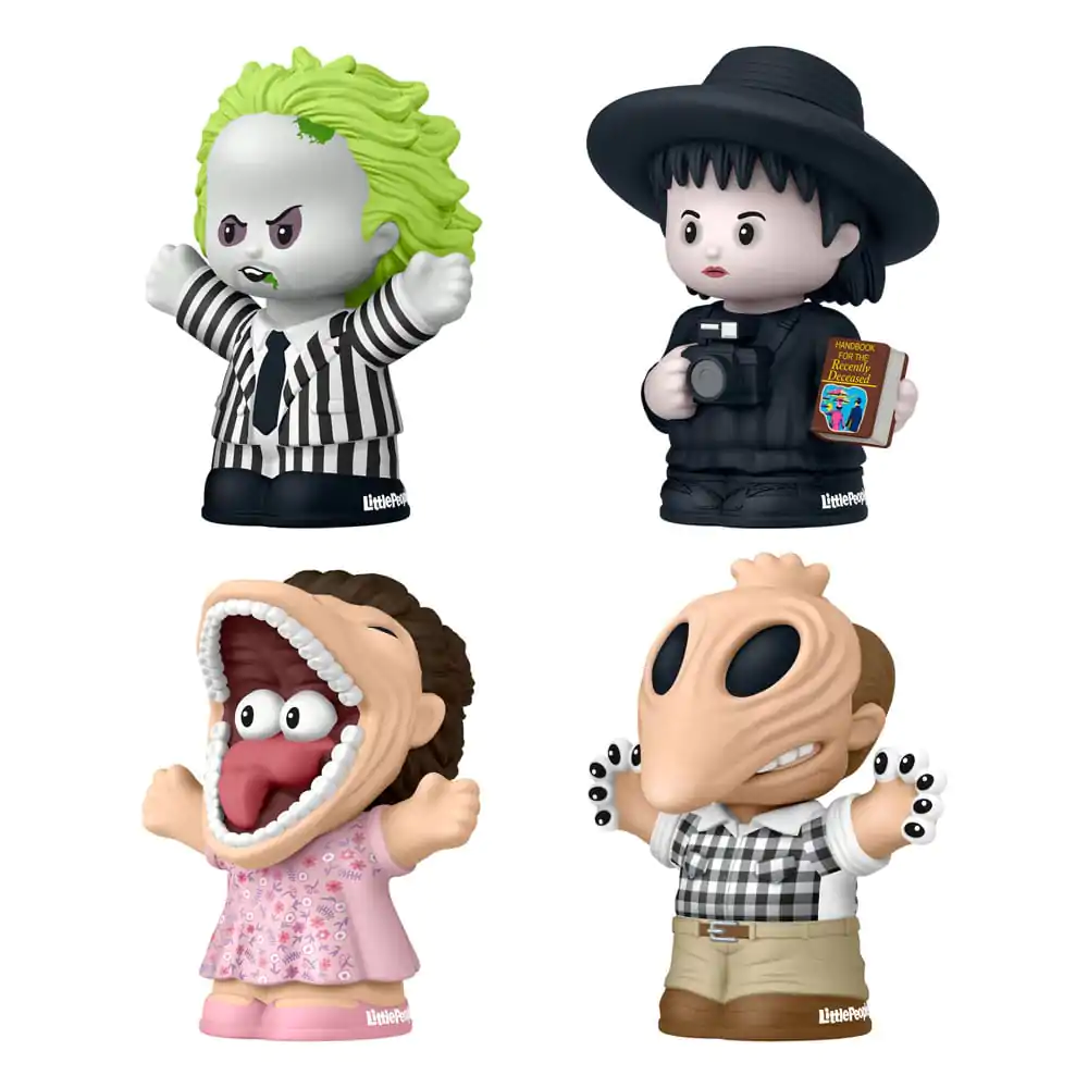 Beetlejuice Fisher-Price Little People Kolekcjonerskie Mini Figurki Zestaw 4 Sztuk 7 cm zdjęcie produktu
