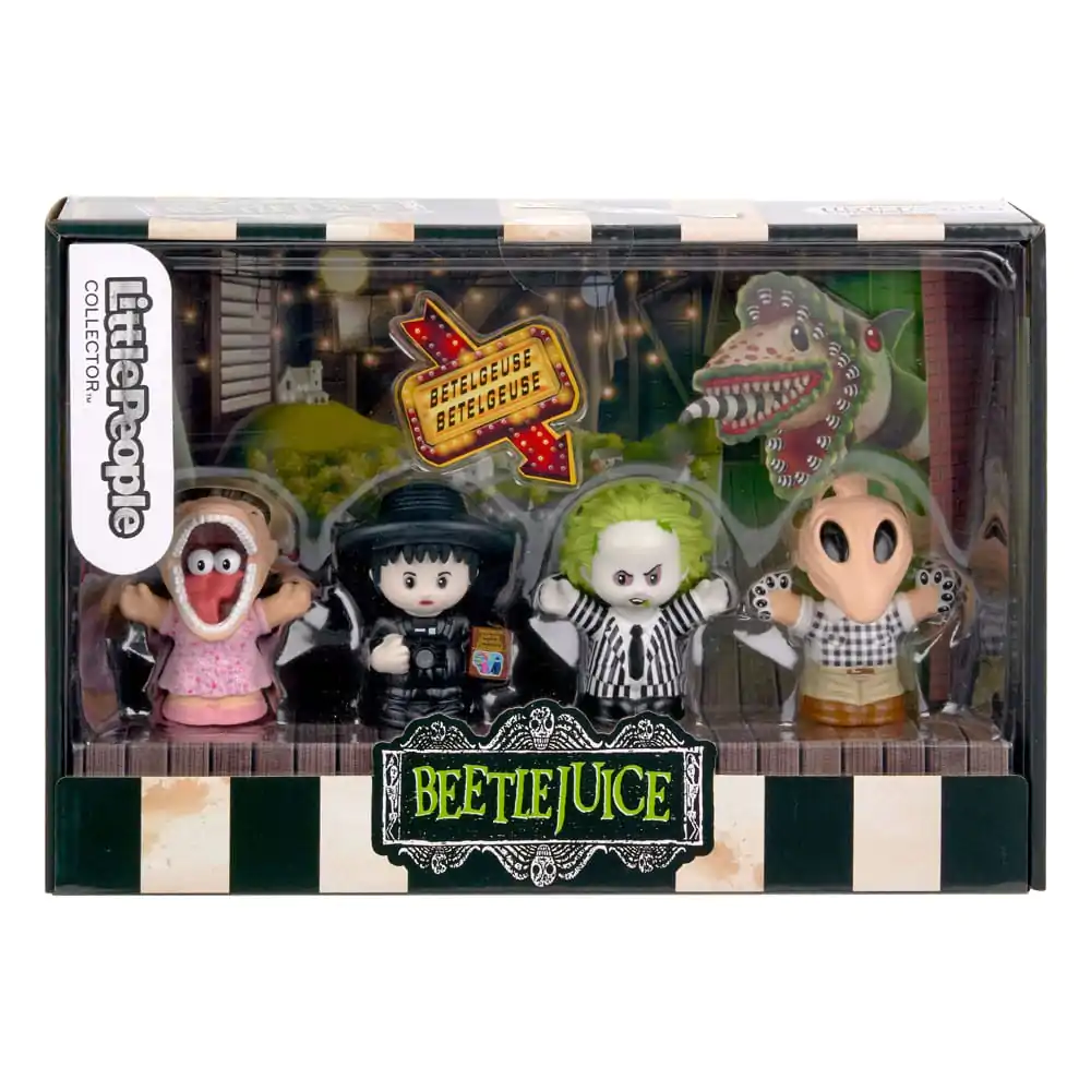 Beetlejuice Fisher-Price Little People Kolekcjonerskie Mini Figurki Zestaw 4 Sztuk 7 cm zdjęcie produktu