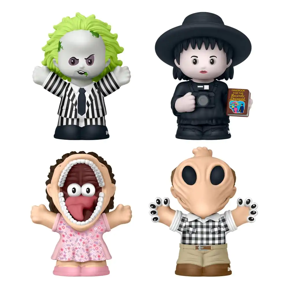 Beetlejuice Fisher-Price Little People Kolekcjonerskie Mini Figurki Zestaw 4 Sztuk 7 cm zdjęcie produktu