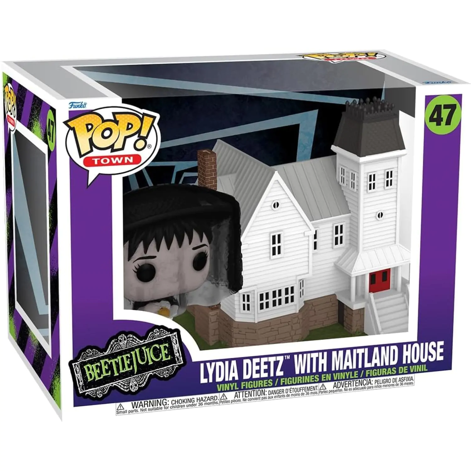 Beetlejuice Funko POP! Town Figurka winylowa Lydia Deetz z Maitland House 9 cm zdjęcie produktu