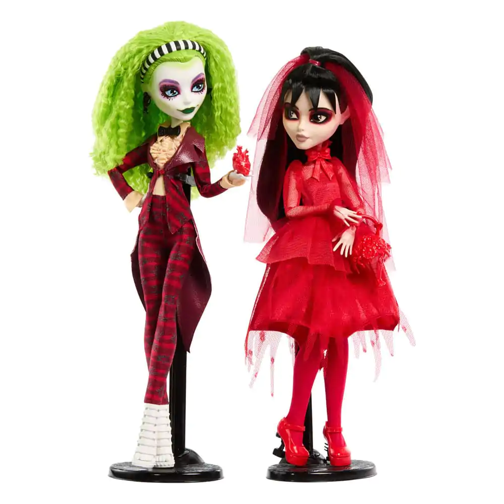 Beetlejuice Monster High Skullector Zestaw 2 Lalek Betelgeuse i Lydia 25 cm zdjęcie produktu