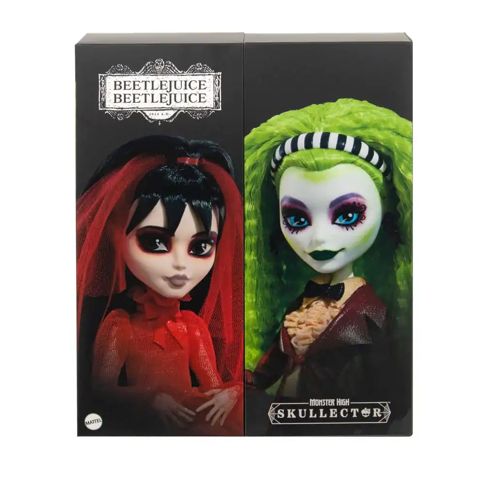 Beetlejuice Monster High Skullector Zestaw 2 Lalek Betelgeuse i Lydia 25 cm zdjęcie produktu
