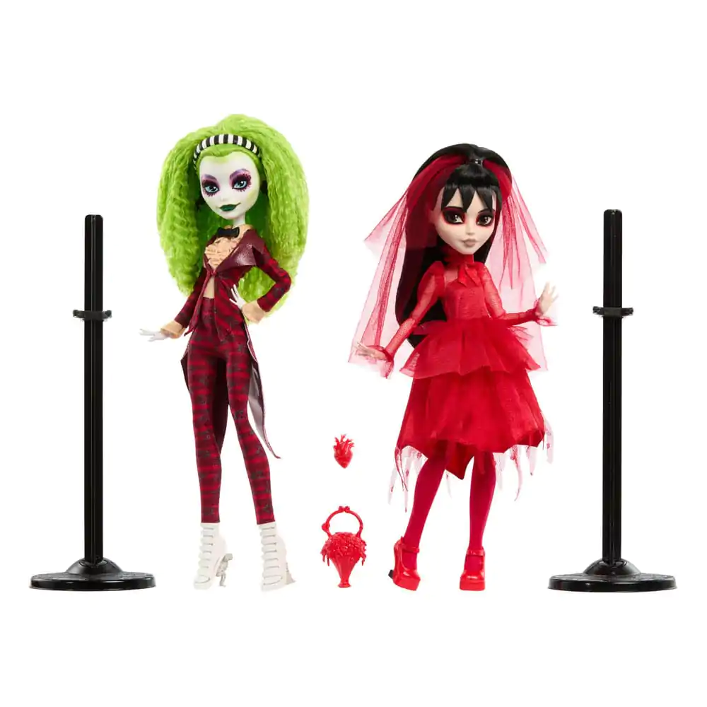 Beetlejuice Monster High Skullector Zestaw 2 Lalek Betelgeuse i Lydia 25 cm zdjęcie produktu