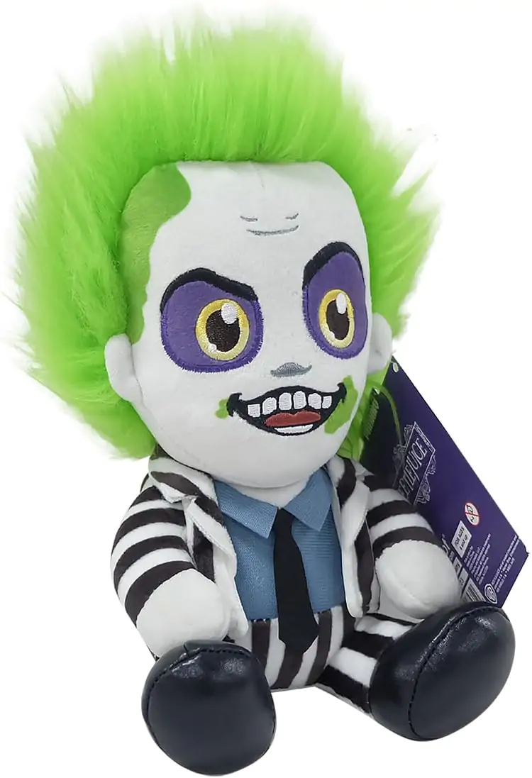 Beetlejuice Phunny Pluszowa Figurka Beetlejuice Siedzący w Pasiastym Stroju 18 cm zdjęcie produktu