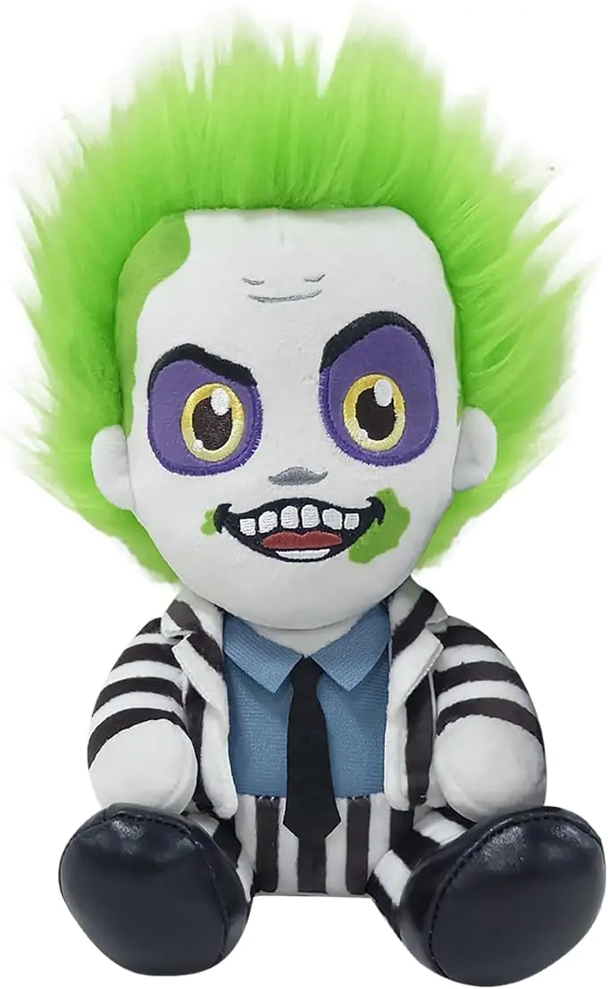 Beetlejuice Phunny Pluszowa Figurka Beetlejuice Siedzący w Pasiastym Stroju 18 cm zdjęcie produktu