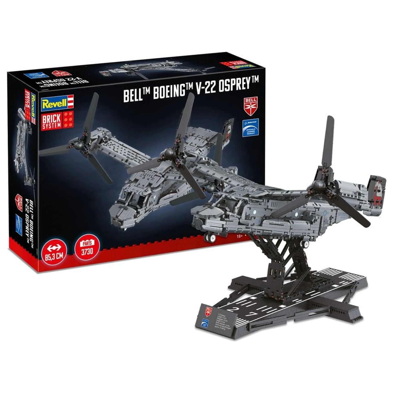 Bell Boeing Brick System Zestaw Konstrukcyjny V-22 Osprey 68 cm zdjęcie produktu