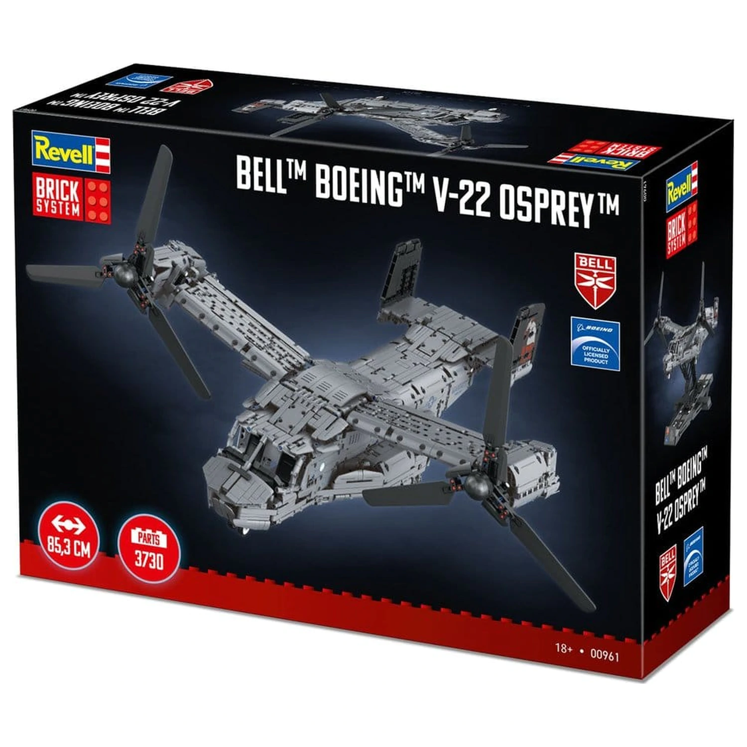Bell Boeing Brick System Zestaw Konstrukcyjny V-22 Osprey 68 cm zdjęcie produktu