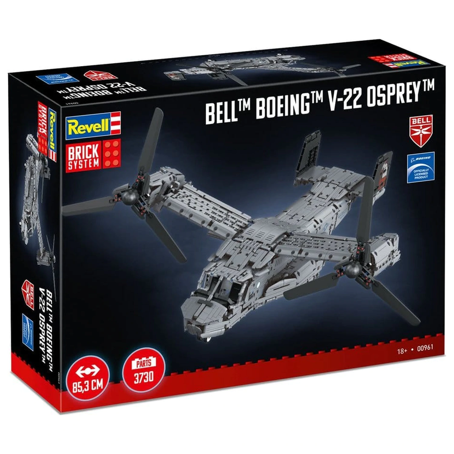 Bell Boeing Brick System Zestaw Konstrukcyjny V-22 Osprey 68 cm zdjęcie produktu