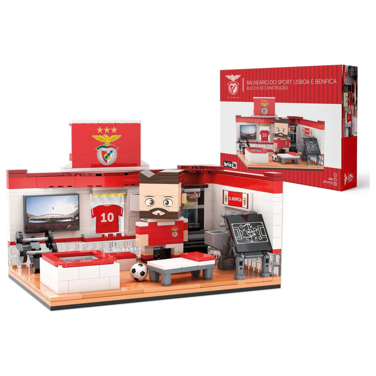 Benfica zestaw szatni z figurką 468 szt. zdjęcie produktu