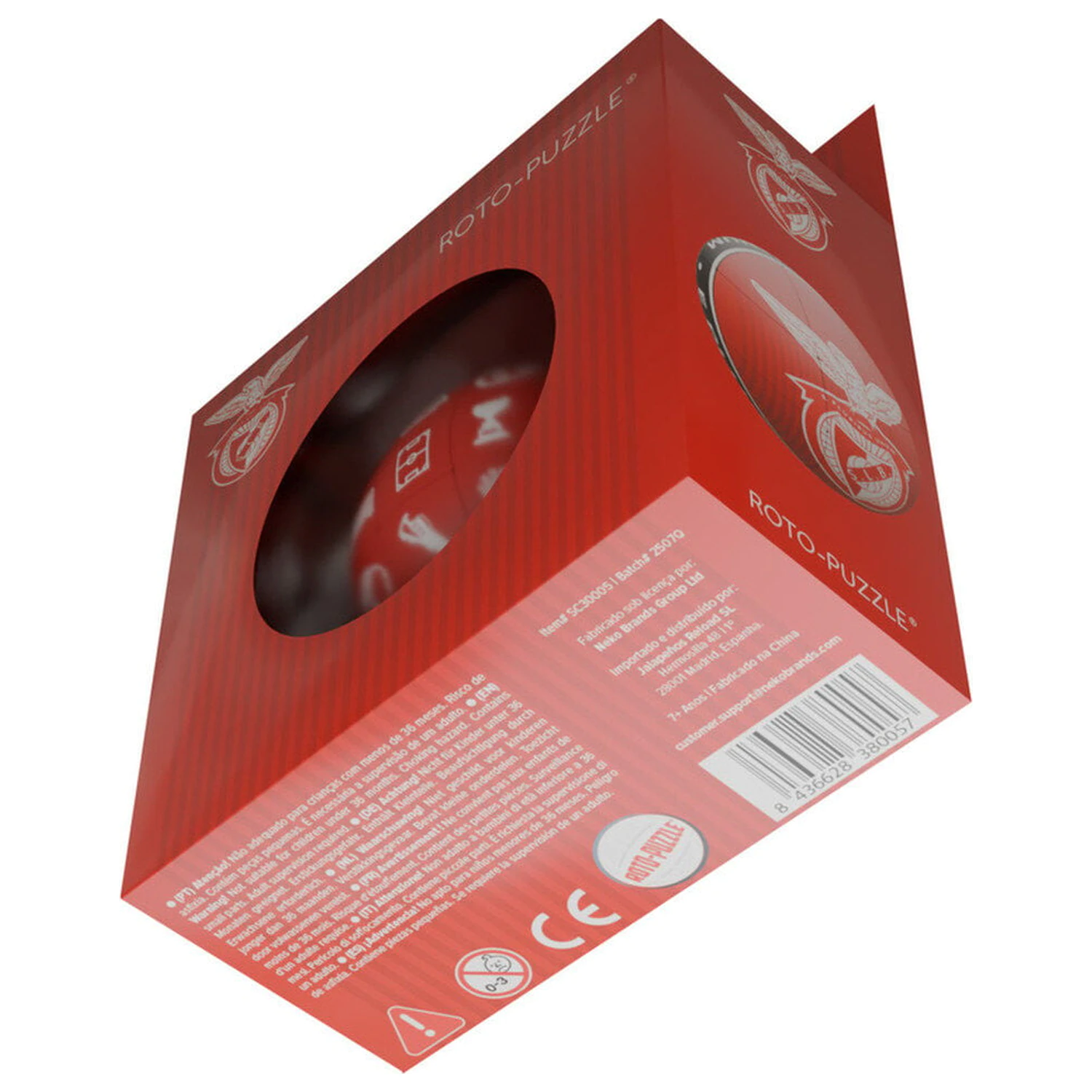 Benfica zestaw łamigłówek sferycznych 6cm zdjęcie produktu