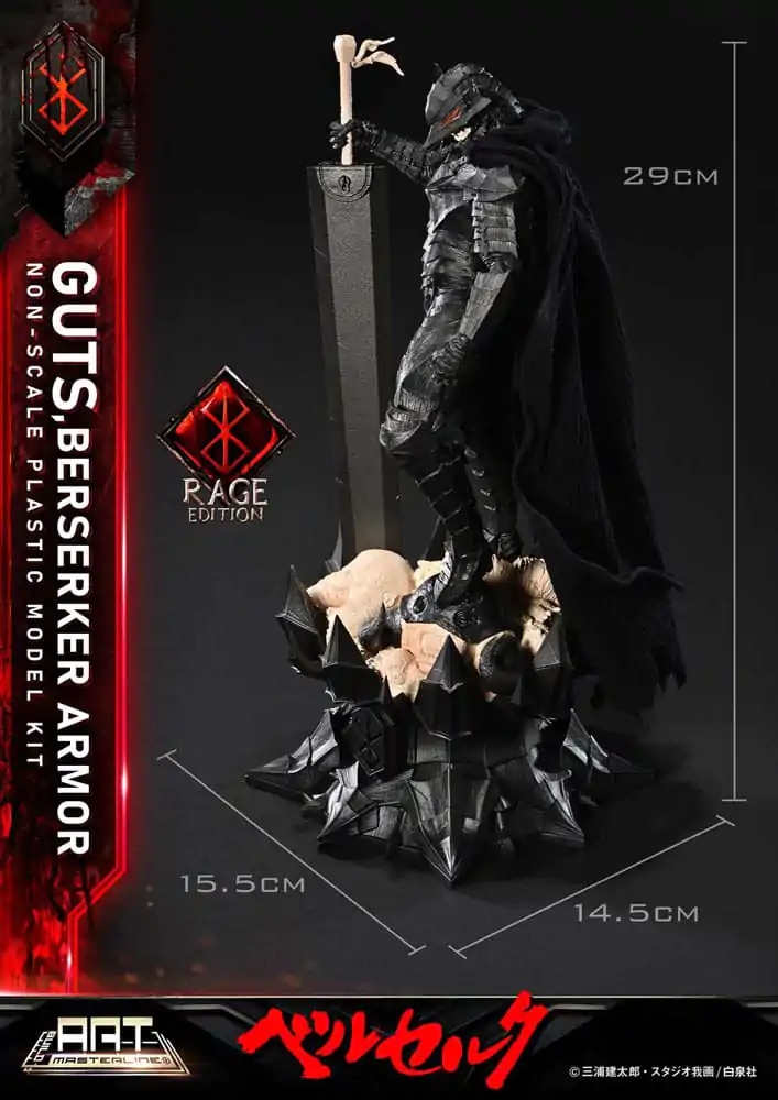 Berserk Build Art Masterline Zestaw plastikowy Model Guts Berserker Armor Rage 30 cm zdjęcie produktu