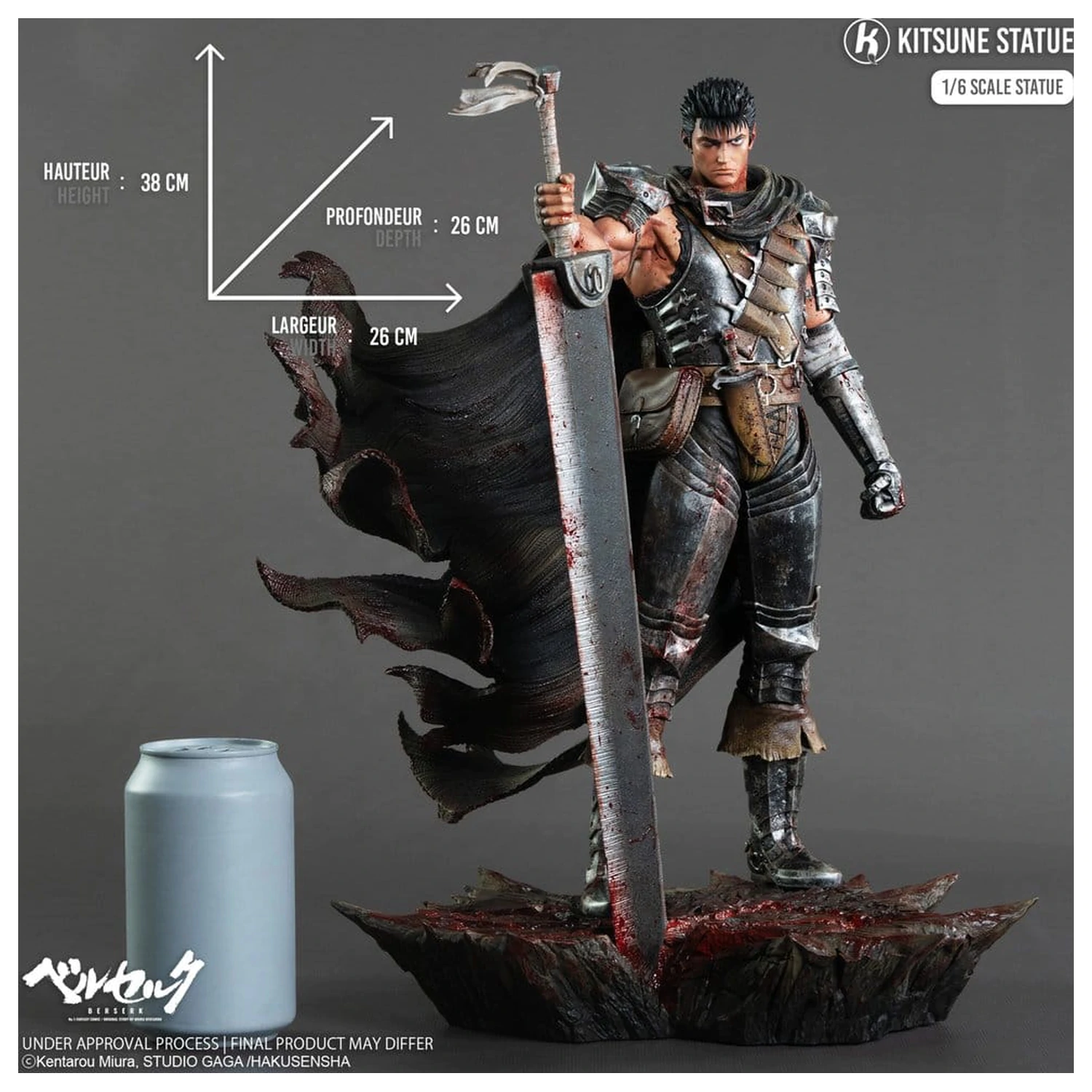 Berserk Statuetka 1/6 Guts 38 cm zdjęcie produktu