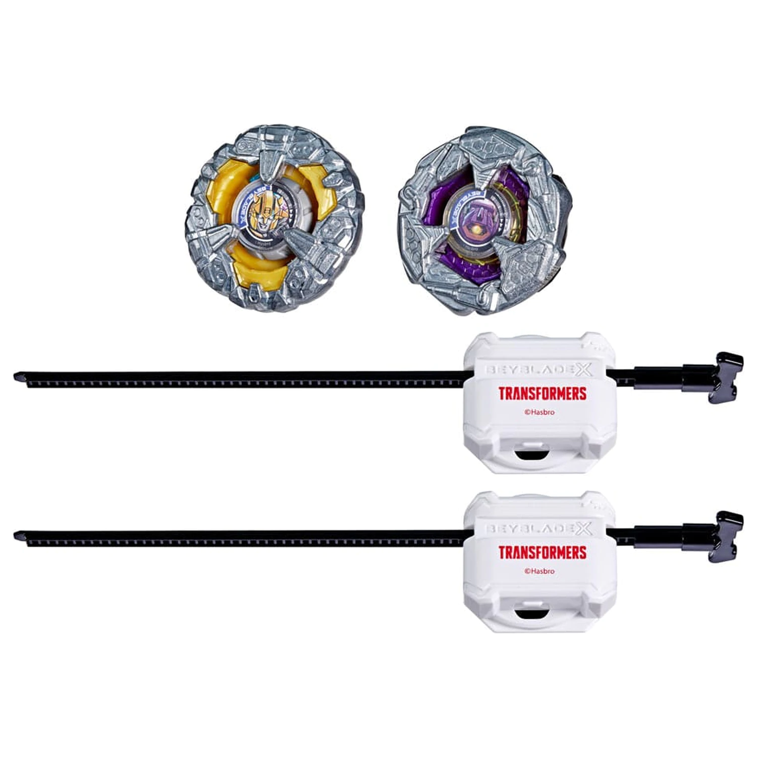 Beyblade X and Transformers Collab Bumblebee 3-60GP vs. Shockwave 5-80O zdjęcie produktu